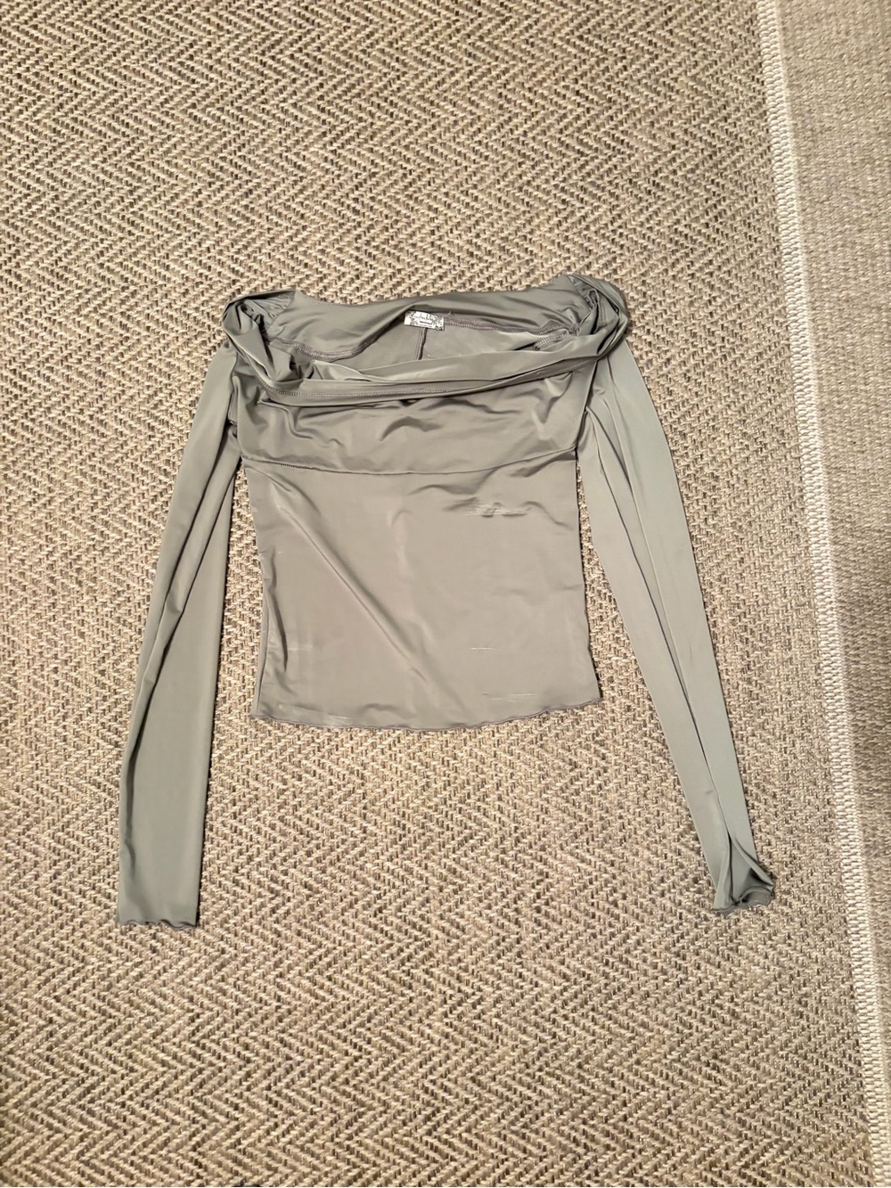 Free People Running Late Long Sleeve Cowl Neck
